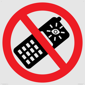 P910 Prohibition: No camera phones